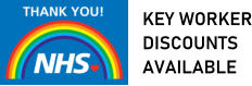 KEY WORKER DISCOUNTS AVAILABLE